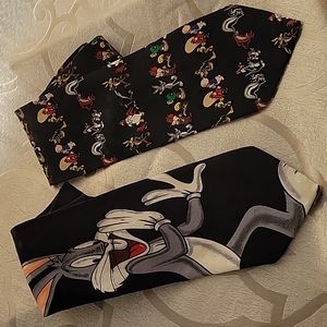 2 Looney Tunes Ties